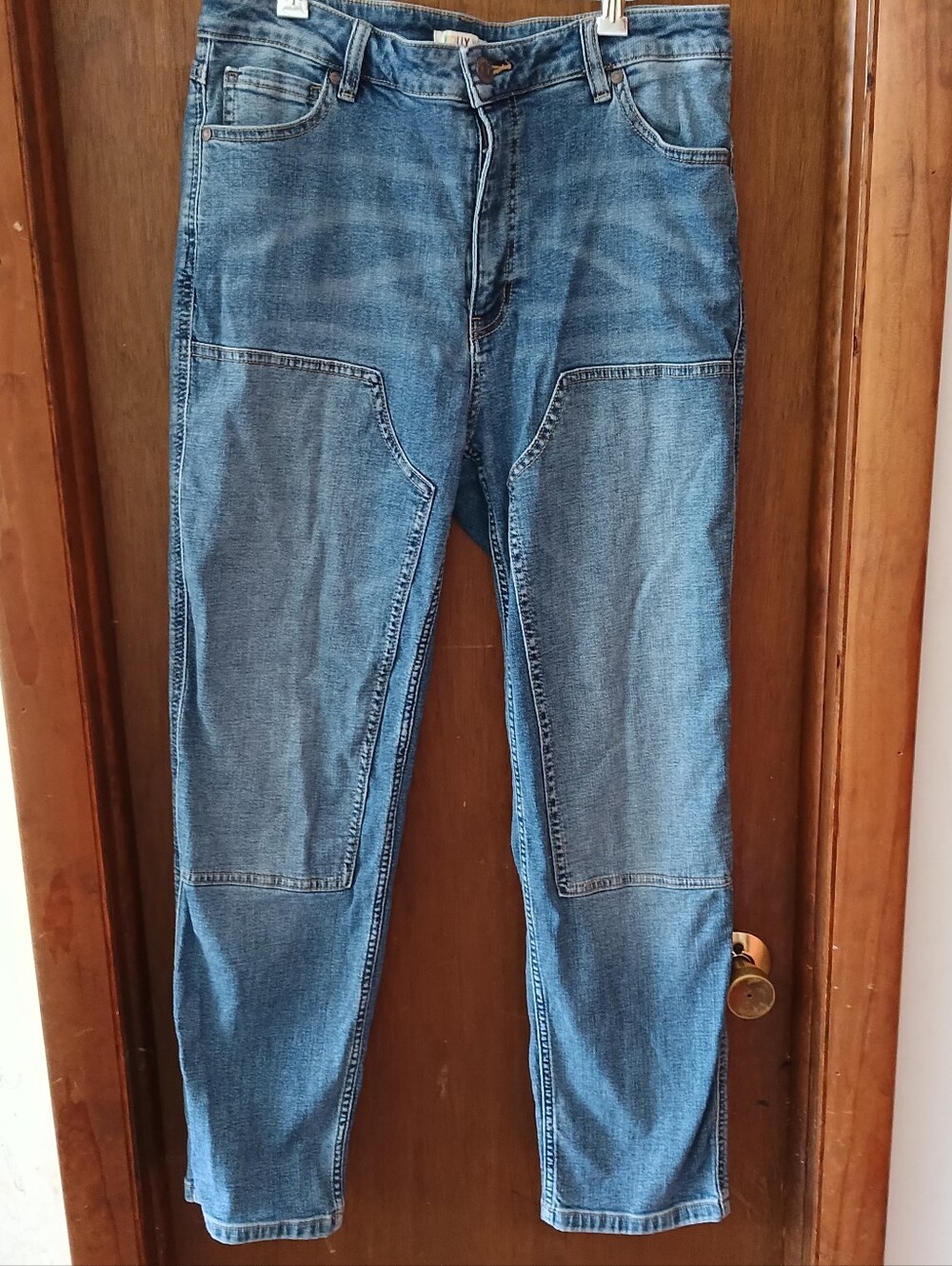Molly Yeh Women's Blue Denim Jeans - Size 12 Tractor Supply Straight